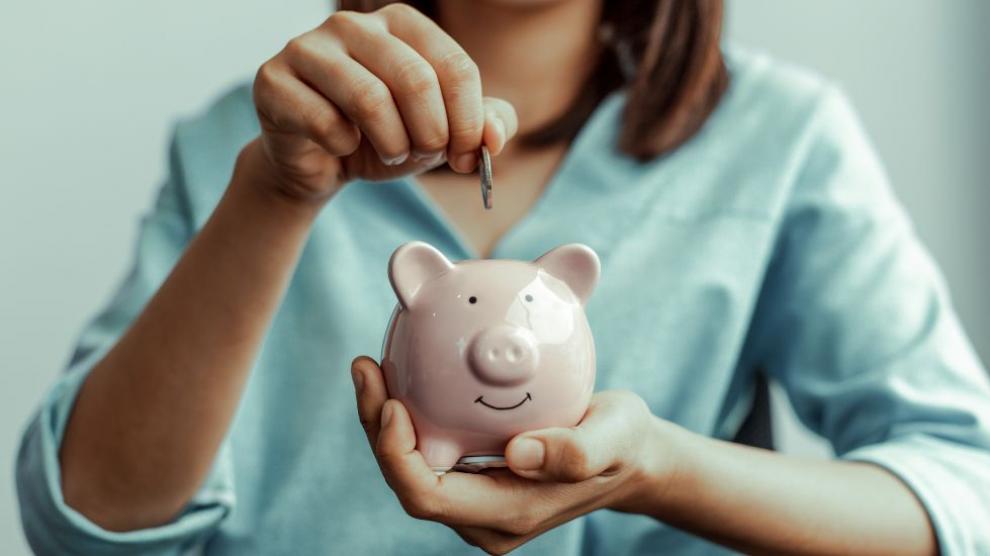 Una hucha para ahorrar dinero.