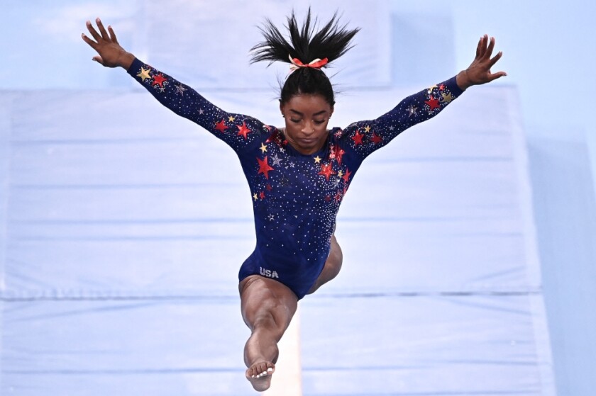 Simone Biles, gimnasta de Estados Unidos