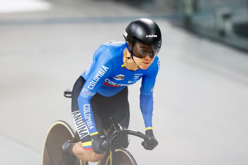 Martha Bayona es una ciclista colombiano de la modalidad de pista