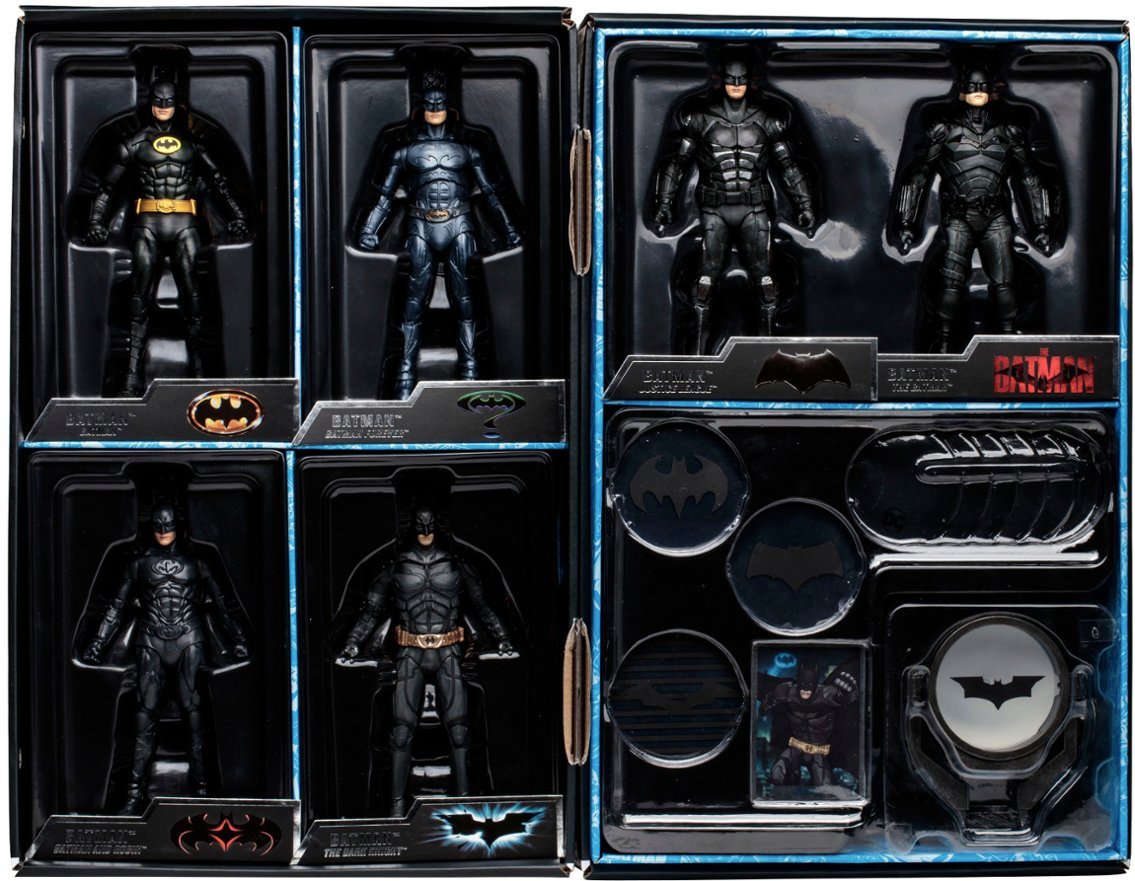 Mira la increible coleccion de figuras : Batman - The Ultimate Movie Collection con todas las versiones del cine > Cultura Geek %