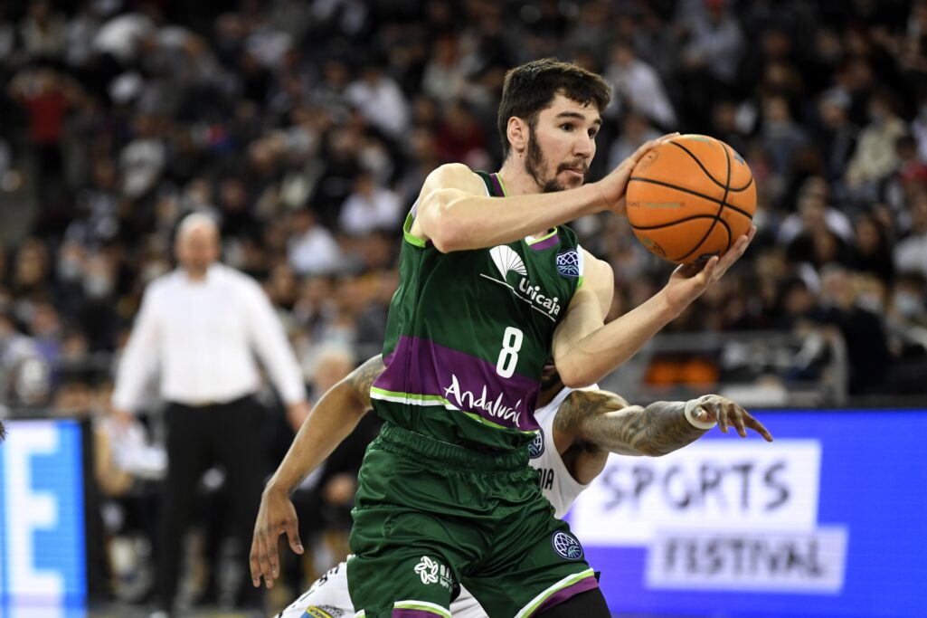Dario Brizuela, en un partido con Unicaja.