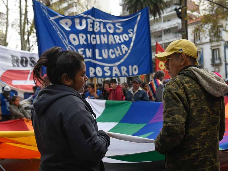 El grito de la tierra: el Tercer Malon de la Paz paso por Rosario camino a Buenos Aires