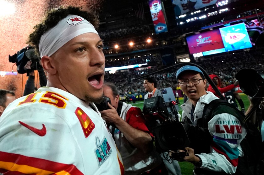 Patrick Mahomes, jugador de la NFL