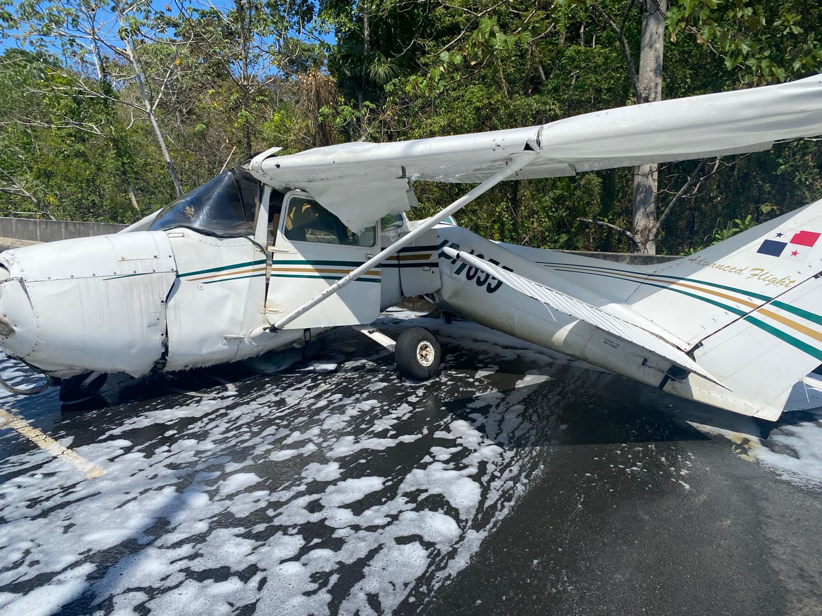 Avioneta accidentada Panama