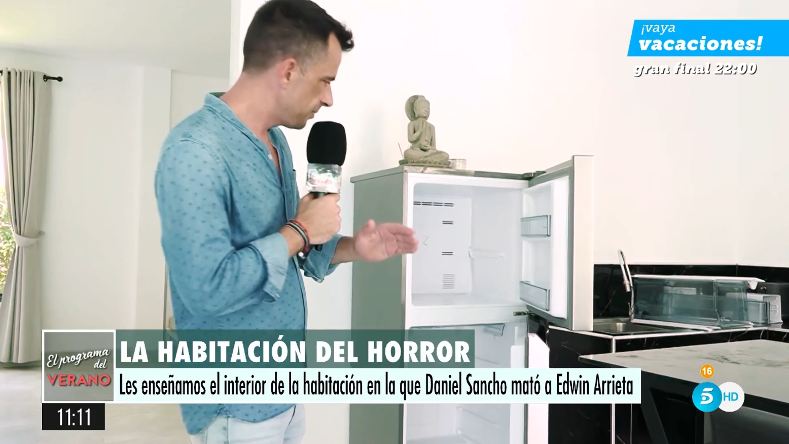 El matinal ha podido entrar en la habitacion donde, presuntamente, se cometio el crimen.