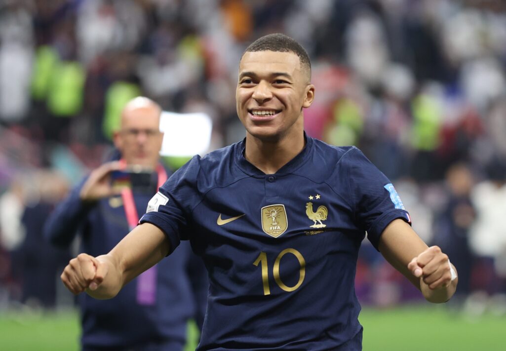 Kylian Mbappe en el Mundial de Qatar.