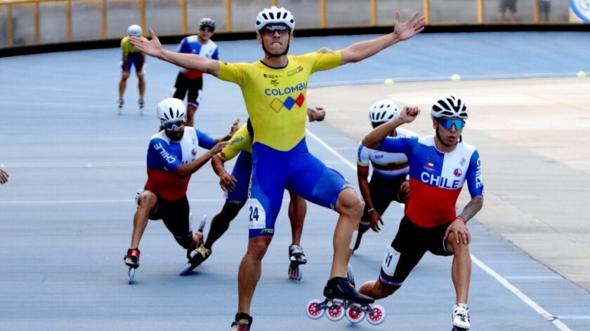 Colombia en el Panamericano de patinaje.