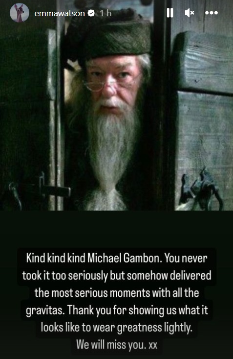Michael Gambon - Emma Watson