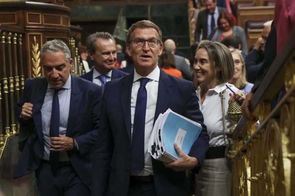 Alberto Nuñez Feijoo, en el Congreso.