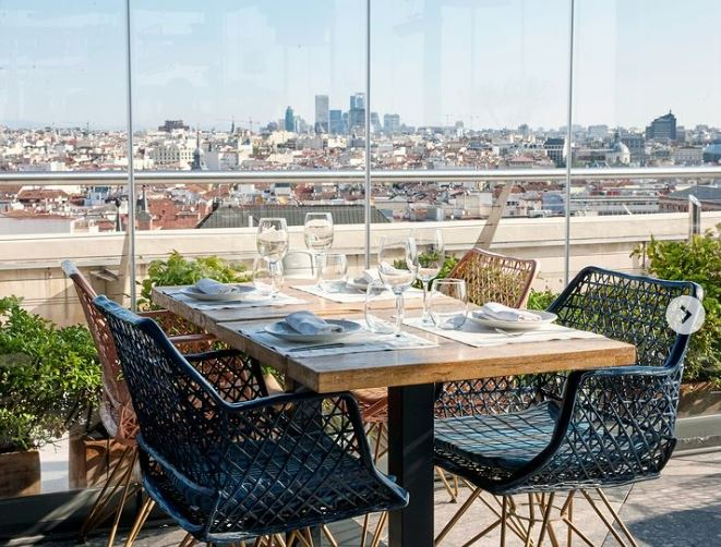 Imagen de la Azotea del Circulo de Bellas Artes, en Madrid.