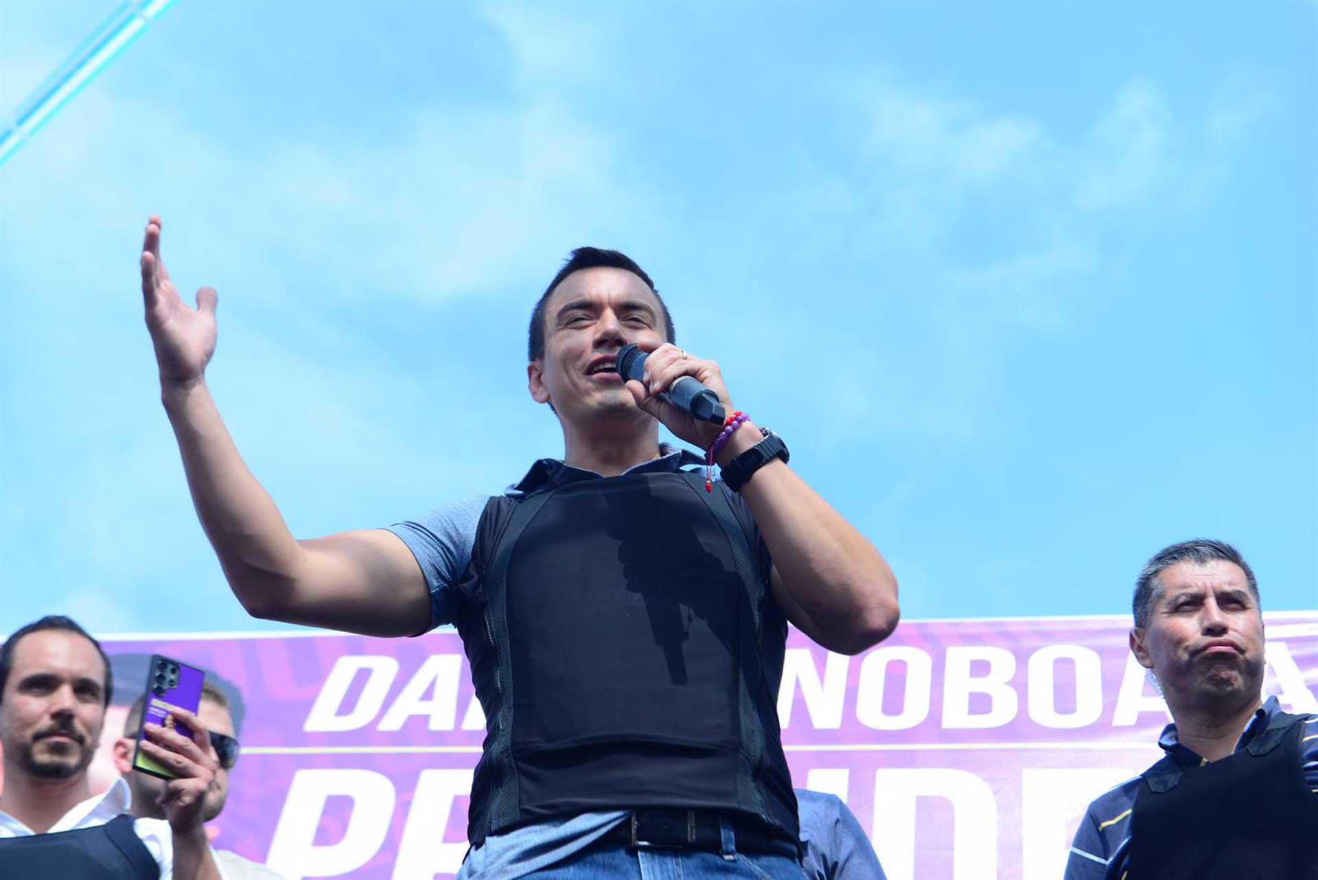 Daniel Noboa, el ganador de las elecciones en Ecuador.