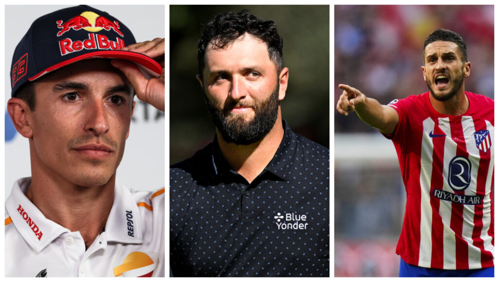 Rahm, Marquez y Koke, los deportistas españoles mejor pagados de 2023.