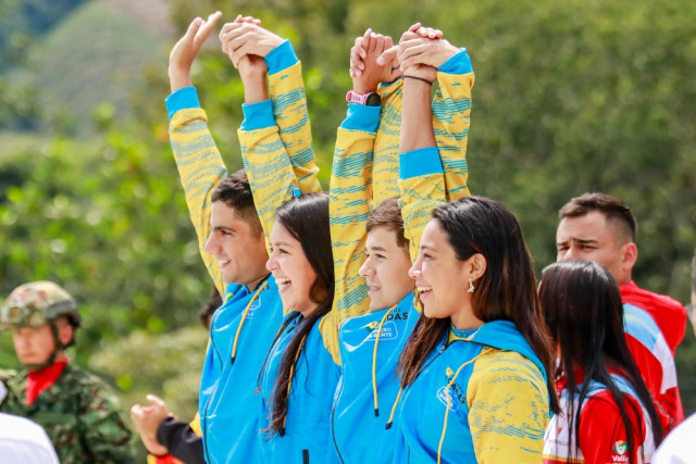 Pesas, atletismo, judo y subacuaticas le aportan 24 medallas mas a Caldas en los Juegos