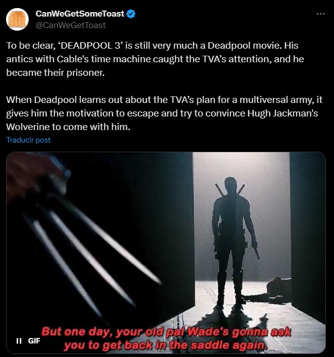 trama rumoreada Deadpool 3