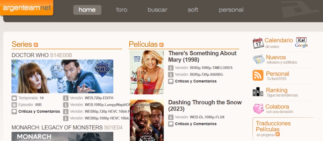 aRGENTeaM, la popular pagina para descargar subtitulos de pelis y series, cerrara a fin de año < Cultura Geek