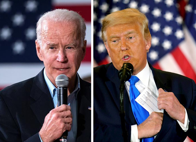 Biden y Trump