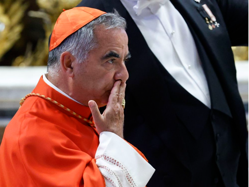 El cardenal italiano Angelo Becciu.