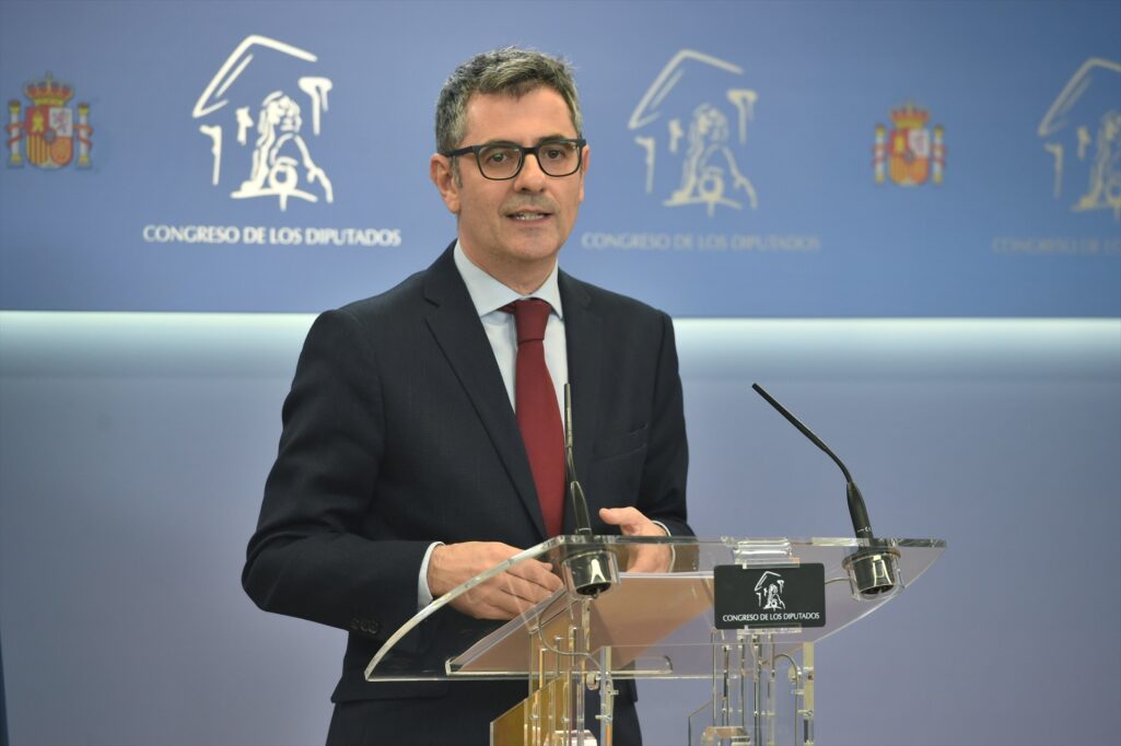 El ministro de la Presidencia, Relaciones con las Cortes y Memoria Democratica, Felix Bolaños.