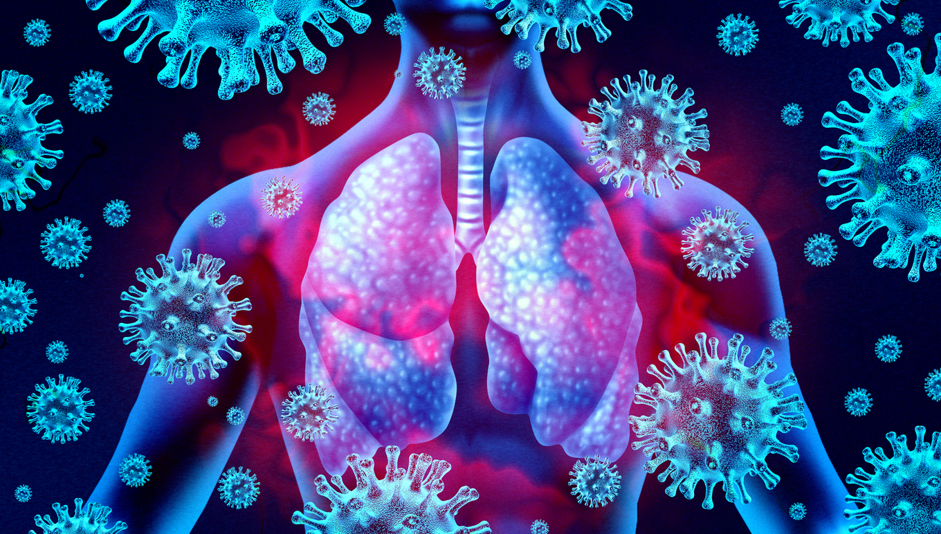 Virus o bacterias que atacan a los pulmones.