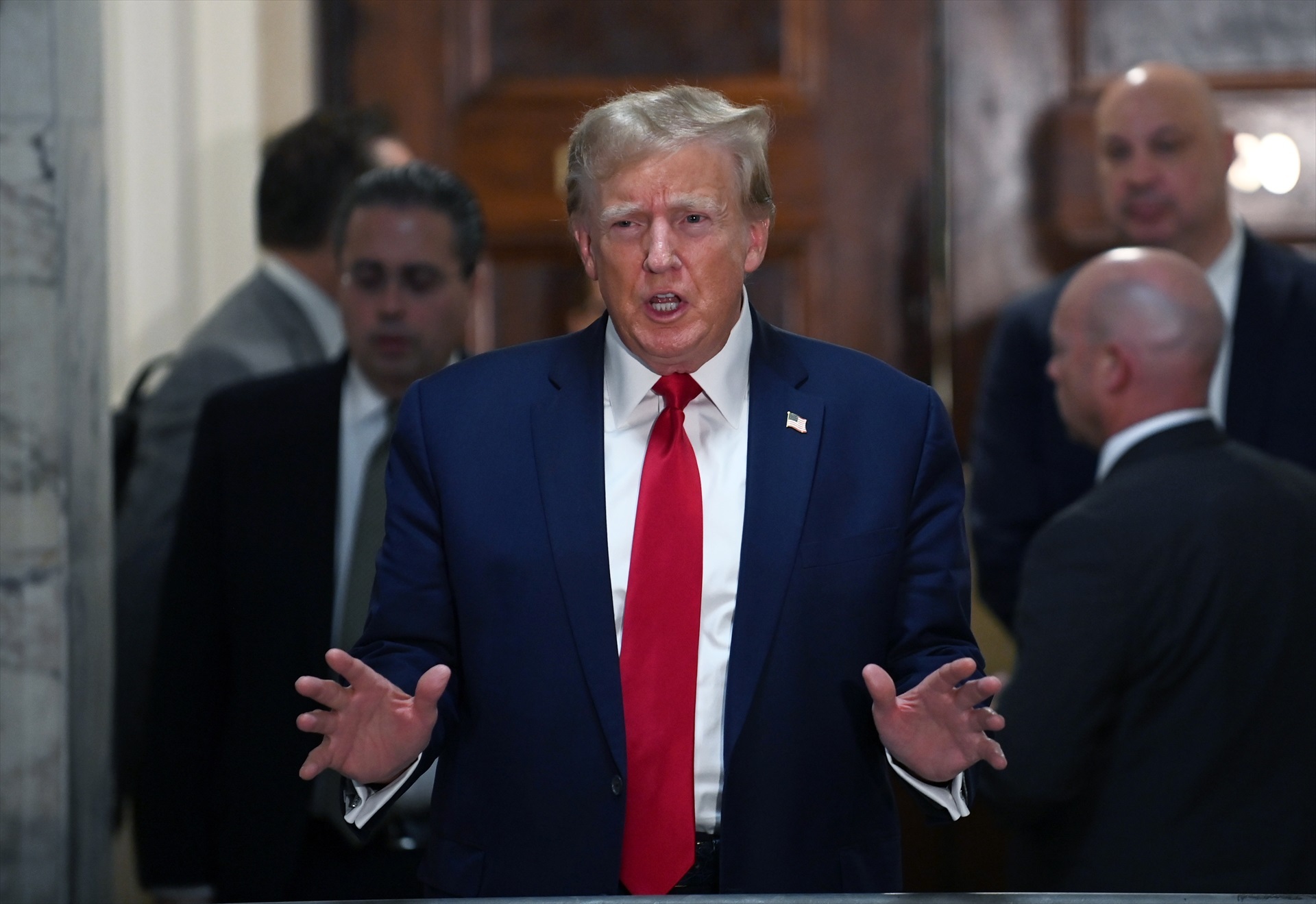 El expresidente de Estados Unidos y candidato a la presidencia del partido Republicano, Donald Trump.