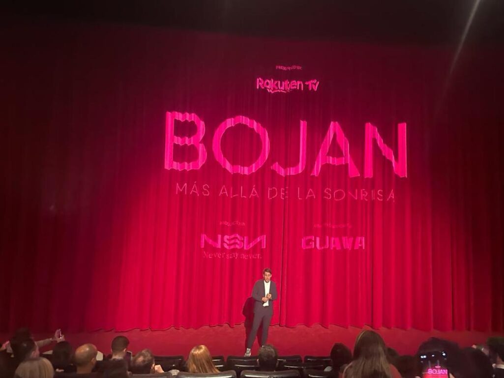 Bojan Krkic, en la presentacion de su documental.