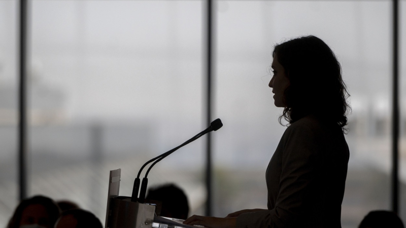 Comparecencia de Isabel Diaz Ayuso en el Hospital Zendal. EP Comparecencia de Isabel Diaz Ayuso en el Hospital Zendal. EP