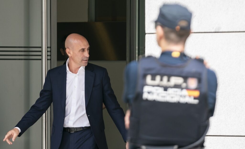 Luis Rubiales, en la Audiencia Nacional.