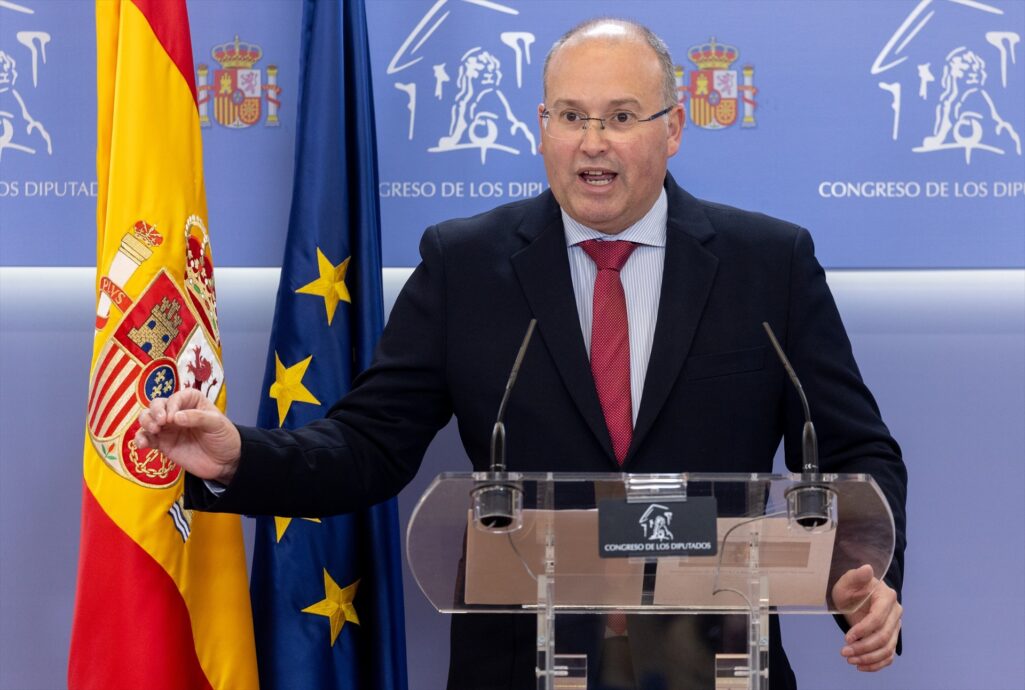 El portavoz del PP en el Congreso, Miguel Tellado.