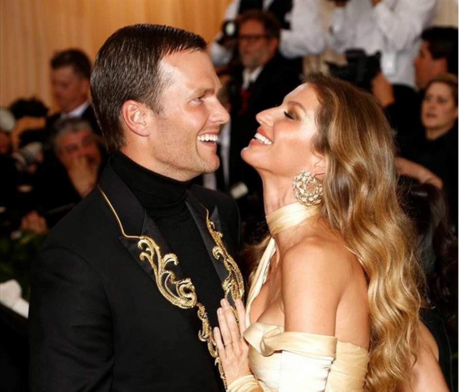 Tom Brady y Gisele Bündchen antes de su divorcio.