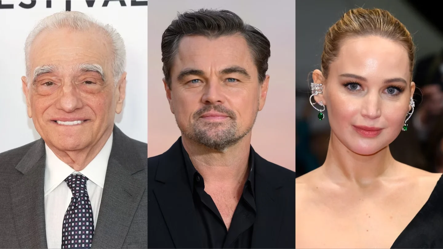 Martin Scorsese Leonardo DiCaprio Jennifer Lawrence