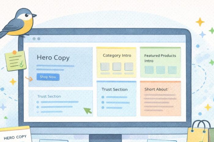 Homepage Copy for Ecommerce: 5 Sections to Include